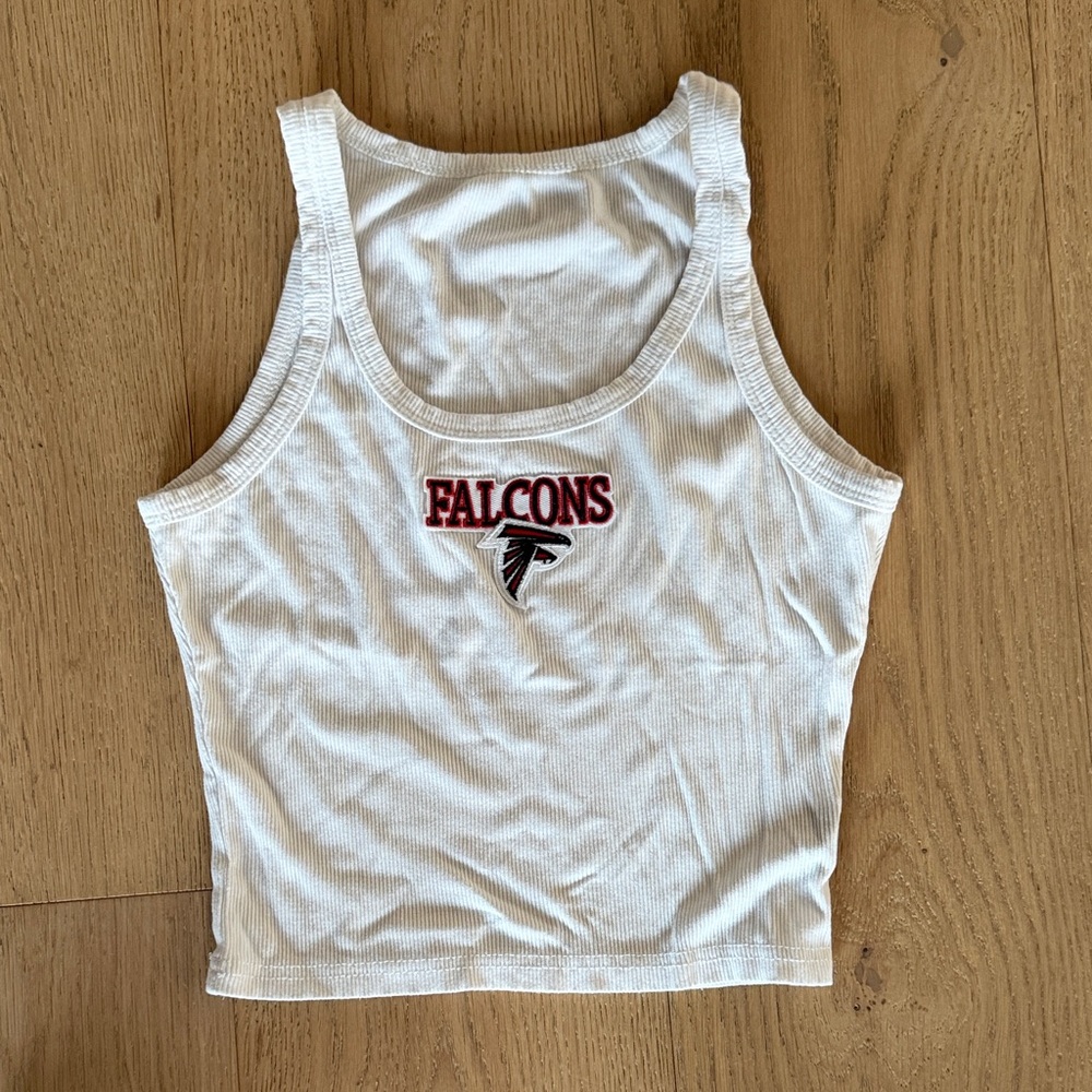 Atlanta Falcons Ribbed Tank Cropped